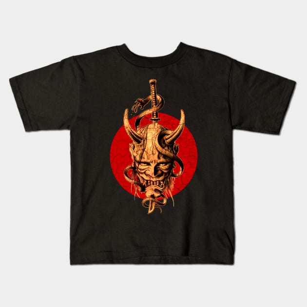 Ronin Kids T-Shirt by ryu.ink